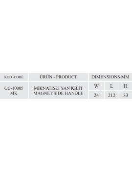 Mıknatıslı Yan Kilit