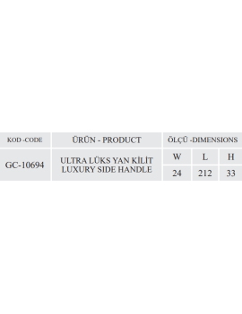 Ultra Lüks Yan Kilit